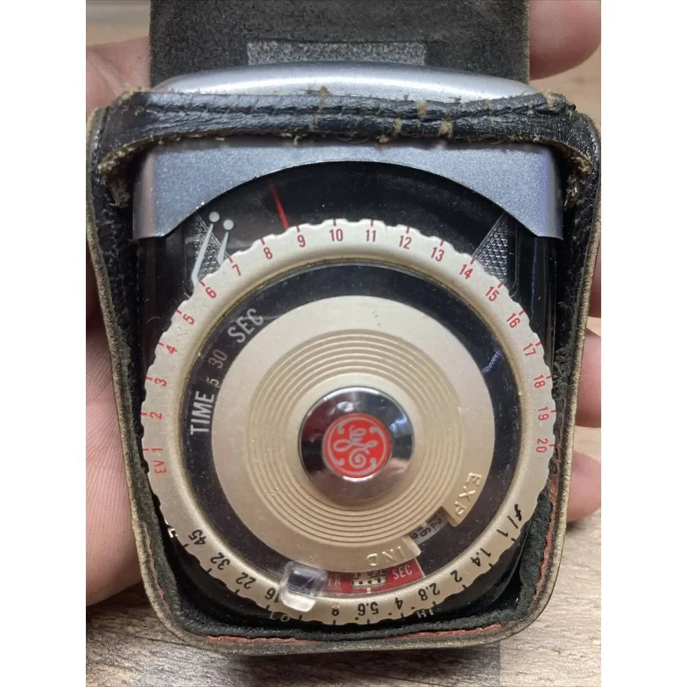 Vintage GE General Electric Exposure Light  Meter Model‎ PR3 Camera Photography